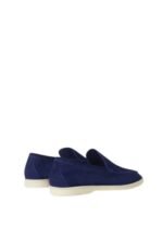 Loro Piana Summer Walk Loafer Suede Indaco - Image 5