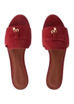 Loro Piana Summer Charms Sandal Precious Red - Image 3