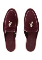 Loro Piana Charms Walk Babouche Loafer Suede Aguaje - Image 3