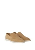 Loro Piana Summer Walk Loafer Suede Light Wood Smoke - Image 6